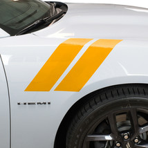 4&quot; Front Fender Hash Marks Stripes Vinyl Fits Dodge Charger and Challenger Gloss - £12.78 GBP