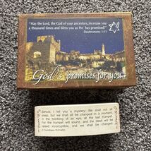 Vintage God&#39;s Promises For You Daily Devotional Cards Bible Book Trinket... - $12.95