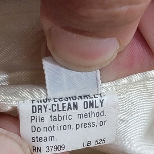 Vintage 80’s Monterey Fashions White Faux Fur High Pile Coat Women’s 14 USA Item image 12