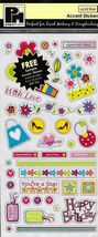 Peel Off Sticker Sheet. Accents. - $1.49