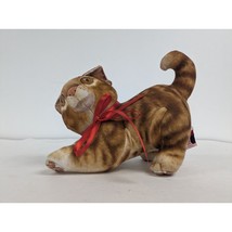 Vintage Dakin Brushcreek Creative Sophisticats Cat W/ Ribbon 1993 Stuffed Animal - $14.97