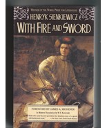 WITH FIRE AND SWORD By Henryk Sienkiewicz PB Book Novel Fiction - $83.08 CAD