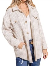 And The Why Be Alright Tweed Shacket Size 2X - $33.66