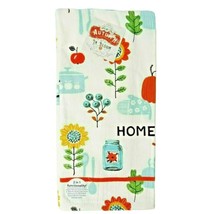 Lisa Audit Autumn In Bloom Kitchen Towel Country Sunflowers Fruit Jars Pots NEW - £10.08 GBP