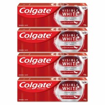 Colgate Visible White Teeth Whitening Toothpaste, 100g (Pack of 4) - $19.79