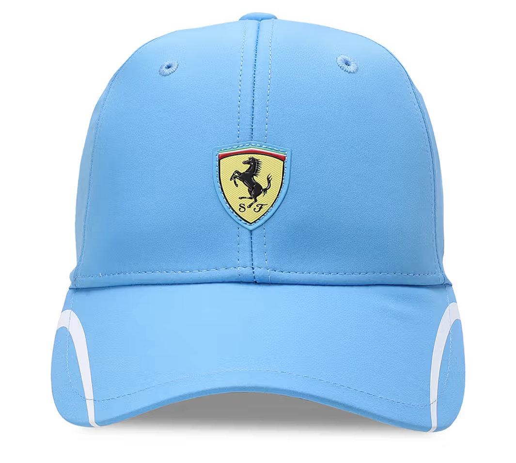 NEW Scuderia Ferrari SPTWR Style Baseball Cap PUMA Original Light Blue Unisex