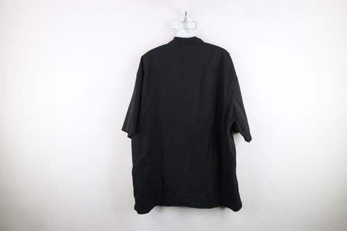 Vintage 90s Mens XL Faded K100 Radio Country Panel Color Block Button Shirt Item image 13