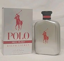 Polo Red Rush by Ralph Lauren 124ml 4.2 Oz Eau Men&#39;s De Toilette Spray Men&#39;s  - $54.45