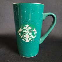 2020 Starbucks Holiday Green Speckled Mermaid Logo 16 oz Ceramic Latte M... - €8,12 EUR