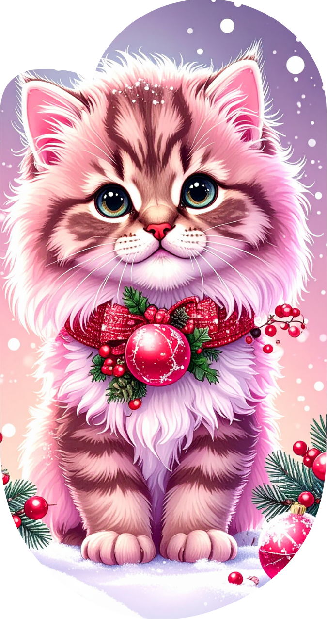 Winter Christmas Paperclip Design Clipart 100 PNG Digital Download Bundle vol 3 Item image 10