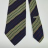 Giorgio Armani Italy Neck Tie/Necktie Silk Teal Blue stripes 59"x3.75" Item image 10
