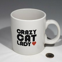 Crazy Cat Lady OVERSIZED Coffee Tea MUG Heart by Room Creative 2013 - £13.76 GBP