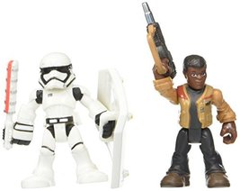 Playskool Heroes Galactic Heroes Star Wars Resistance Finn (Jakku) &amp; First Order - £8.44 GBP