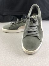 Puma Classic  Light Gray Suede Shoes Woman's Size 8 Sneakers Shoes 36324... - $24.75