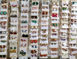 60 Pairs Assorted Top styles Mix Women Charm Earrings Girls Ladies Beautiful Ear - £47.03 GBP