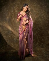Stunning CELEB Silk Saree || Zari lace silk sarees || Rich Pallu Wedding Partywe - £50.84 GBP