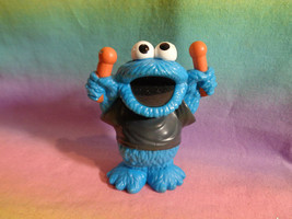 2010 Sesame Street Workshop Cookie Monster Drummer with Drum Sticks - HTF - £3.08 GBP