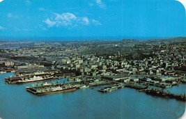 AERIAL VIEW OF AUCKLAND NEW ZEALAND POSTCARD - £6.85 GBP