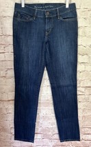 Levi&#39;s Jeans Women 6/28 Eco 531 Low Skinny Vintage Green Tab Dark 30x31 Stretch - £25.96 GBP