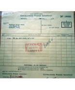 Vintage Continental Motors Corp Purchase Order Muskegon MI 1957 - $4.10 CAD