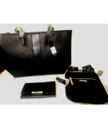 New Tahari black Hand Bag, purse and wallet set - SALE - £48.75 GBP