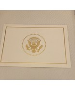 2017 TRUMP WHITE HOUSE CHRISTMAS CARD GOLD EAGLE GOP REPUBLICAN SIGNED D... - $797.27 MXN
