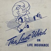 WWII The Last Word On Life Insurance For Men Discharged From The Navy 1945 - $10.49