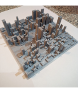 Chicago City  3D Printed Model 5”x 5”x2” Tall Architecture PLA plastic ! - $55.11 CAD