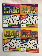 Lot of (4) Kappa  Lots Of Easy Crosswords Puzzle Books Crossword Puzzles 2021 - £18.07 GBP