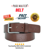 Paul Walter Soft Genuine Leather Casual Belt for Mens Adjustable Belt Brown - $277.80 MXN+