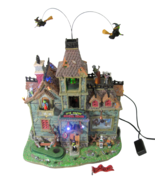 Lemax Spooky Town LITTLE MONSTERS SCHOOL HOUSE 05017 Light Sound Hallowe... - $94.00