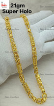 Collana catena in oro giallo 22 kt con marchio distintivo super cava - £2,808.16 GBP+