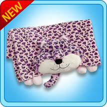 Authentic Pillow Pet Lulu Leopard Blanket Plush Toy Gift - £21.46 GBP