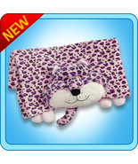 Authentic Pillow Pet Lulu Leopard Blanket Plush Toy Gift - $38.34 CAD