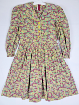 Girls Sunflower Dress -28&quot; Chest/26&quot; Waist- Modest Smocked Prairie Vest - £19.38 GBP