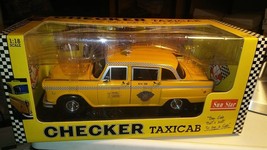 New York City Sun Star 1981 Checker Taxi Cab 1:18 Scale New In Box#2501 Rare! - £134.49 GBP