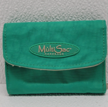 MultiSac Green Nylon Trifold Small Wallet - £17.08 GBP