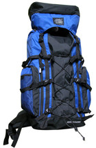 ROYAL BLUE Extra Large Backpack Camping 4300 CI Hiking Pack Hunting Scouts Hike - £38.75 GBP
