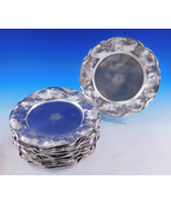 Martele by Gorham Sterling Silver Set of 12 Service Plates Flower Motif ... - $48,868.56 CAD