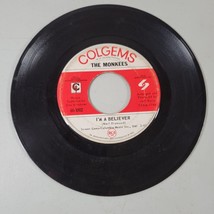 The Monkees 45 RPM I&#39;m A Believer | I&#39;m Not Your Stepping Stone Record - £4.76 GBP