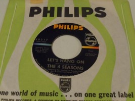 The 4 Seasons  45  Let&#39;s Hang On   Phillips - £4.32 GBP