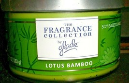 (1) Glade Fragrance Collection LOTUS BAMBOO 3 Wick Soy Based Candle - £8.98 GBP