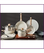 15pcs Non-Stick Induction Cookware Set with Lids – All Stove Compatible,... - €110,45 EUR