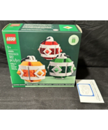 Lego 40604 Christmas Decor Set Ornaments Building Toy sealed limited edi... - £27.96 GBP