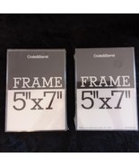 2 NEW Vintage Crate and Barrel Crate&amp;Barrel Clear Acrylic Picture Frames... - $251.23 MXN