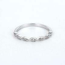 925 Sterling Silver .10C Round CZ Diamond Wedding Engagement Valentine B... - $99.99