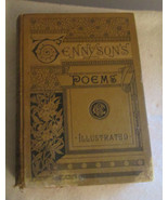 ALFRED TENNYSON&#39;S POEMS ILLUSTRATED (VICTORIAN BINDING) 1891 - £26.17 GBP