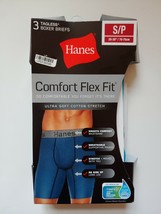 1 Pair Hanes Comfort Flex Fit Boxer Briefs Mens Size S 28-30 Light Blue NEW - £3.90 GBP