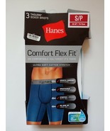 1 Pair Hanes Comfort Flex Fit Boxer Briefs Mens Size S 28-30 Light Blue NEW - £3.88 GBP