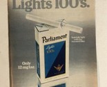 1979 Parliament Cigarettes Vintage Print Ad Advertisement pa16 - £6.20 GBP